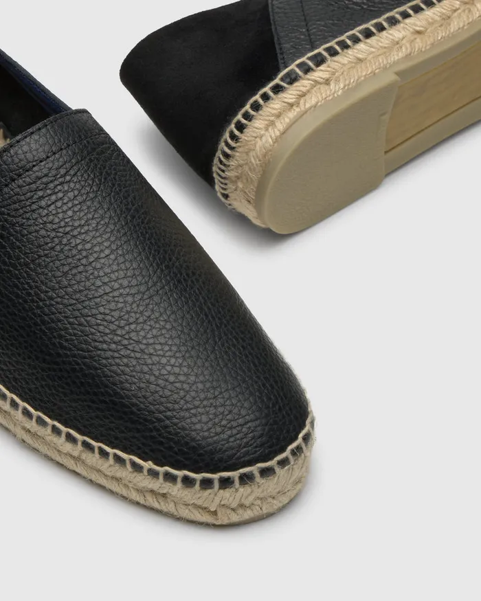 Castaer Polo249 Negro Men Flat Shoes