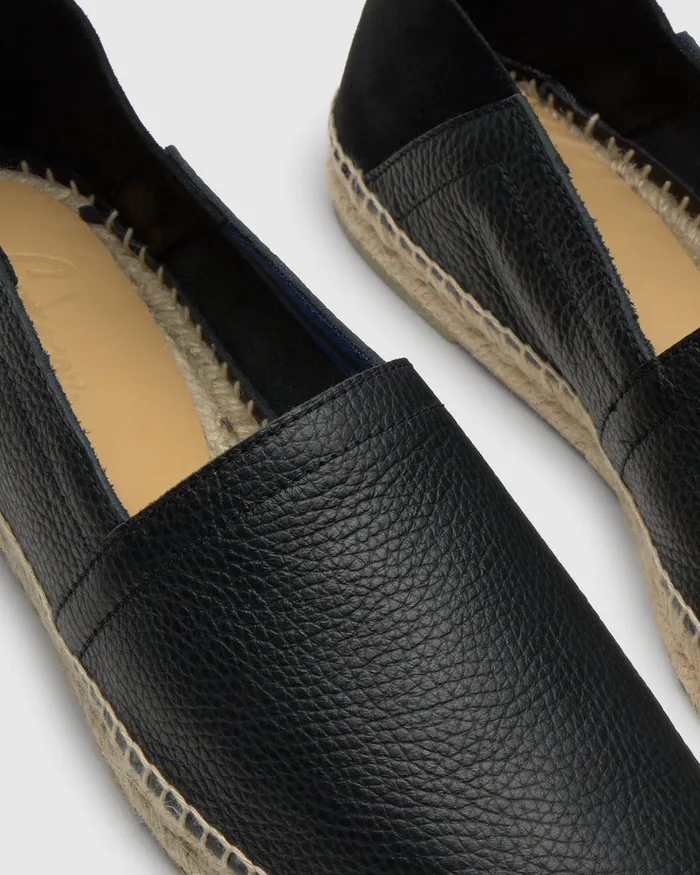 Castaer Polo249 Negro Men Flat Shoes