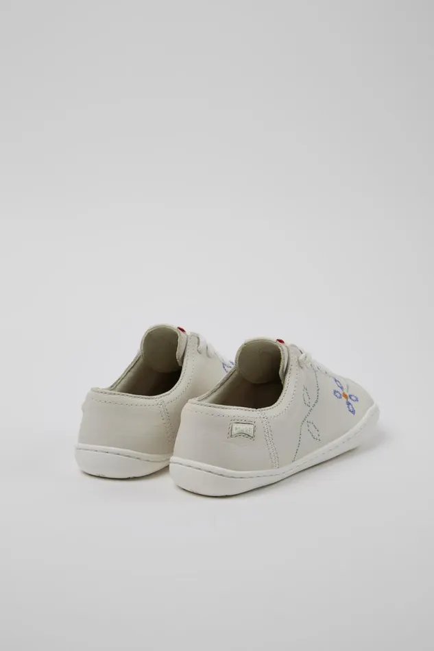 Casual Shoes Kids Camper Twins White Leather Kids039 Shoes For Children