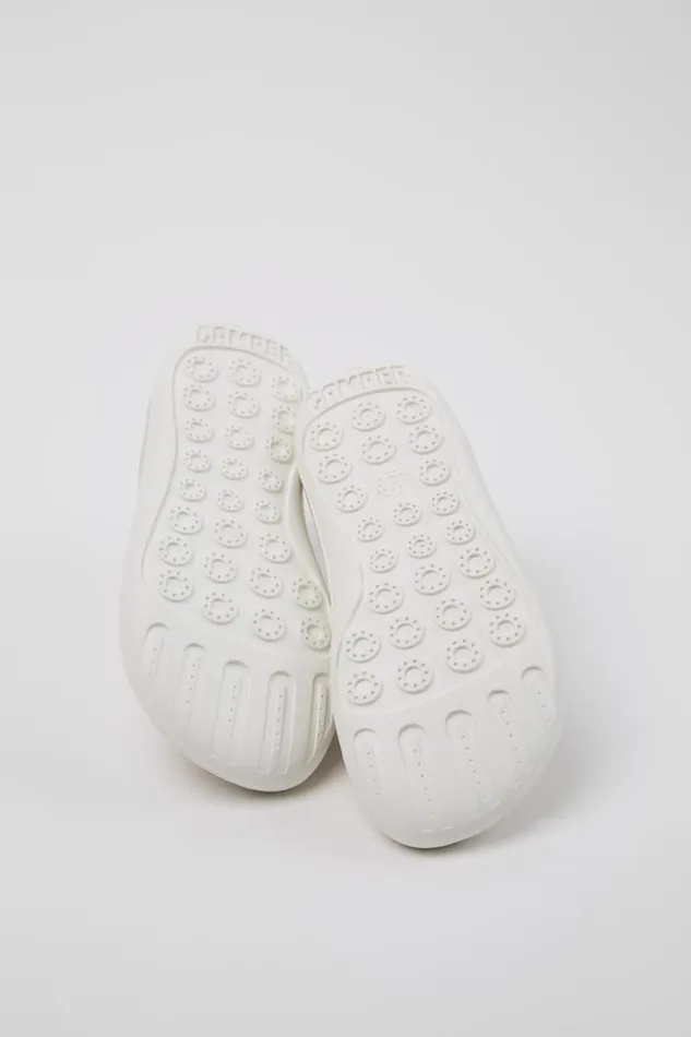 Casual Shoes Kids Camper Twins White Leather Kids039 Shoes For Children