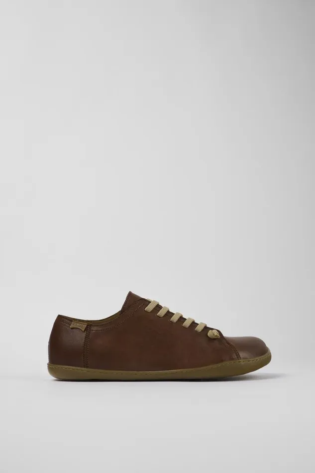 Casual Shoes Men Camper Peu Brown Leather Shoe Casual Shoes Men Camper Peu Brown Leather Shoe