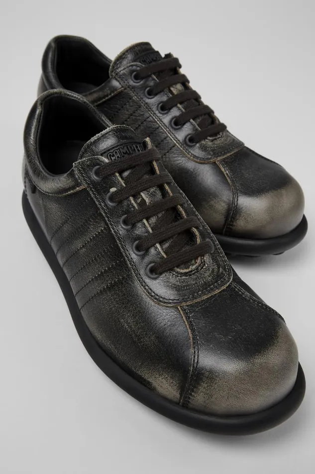 Casual Shoes Women Camper Pelotas Bicolor Leather Shoes