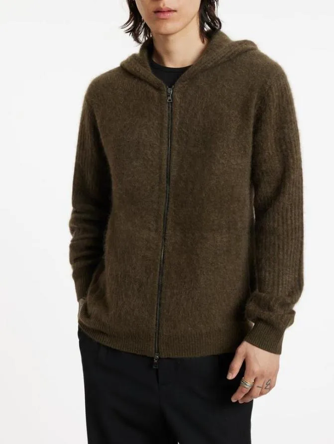 CATHERINE HOODIE Deep Olive Clothing John Varvatos Sweaters