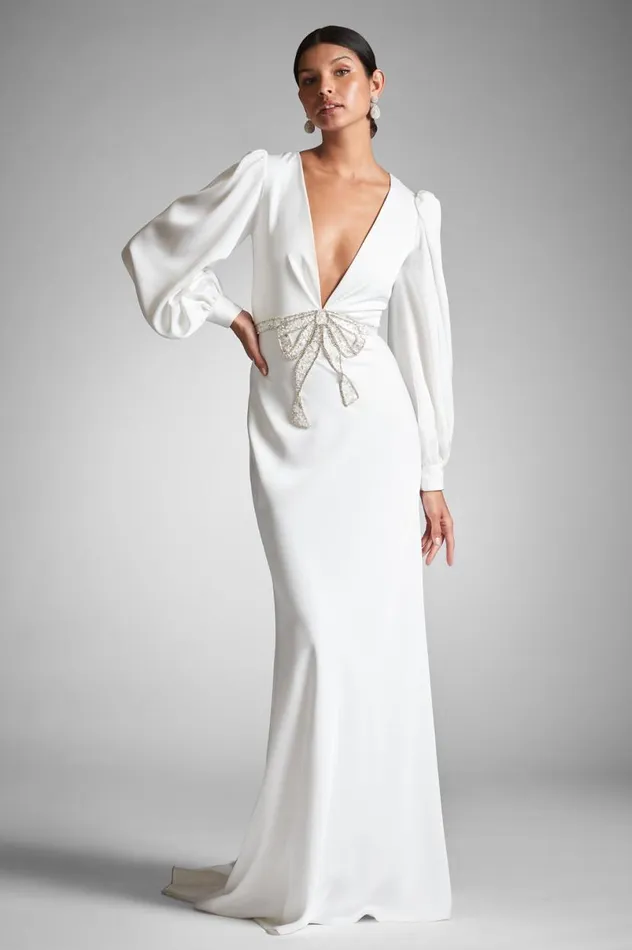 Ceremony Women Sachin and Babi Lane Gown 8211 Off White