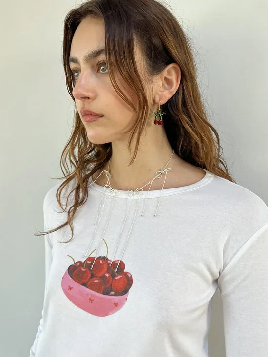 Cherry Hoops Red Women Jewelry Lisa Says Gah