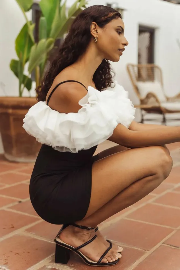 Cheryl Mini Dress 8211 FINAL SALE Black Women Bohme Dresses