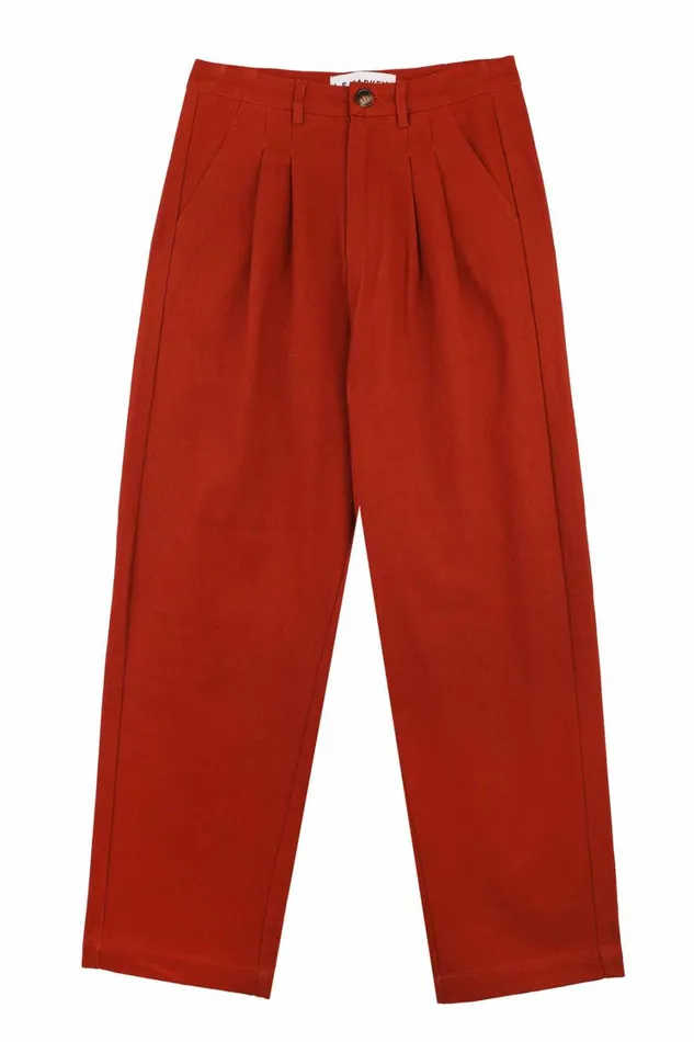 Classic Slacks Dark Rust Womens LF Markey Trousers