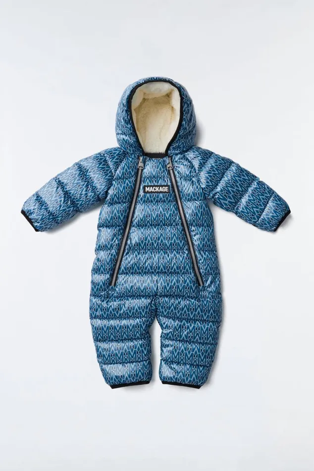 Coats and Jackets Kids Mackage BAMBI Recycled E3Lite Down Snowsuit For Babies 324 Months Cream Coats and Jackets Kids Mackage BAMBI Recycled E3Lite Down Snowsuit For Babies 324 Months Cream
