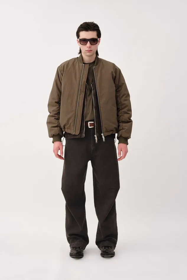 Coats and Jackets Men Wonhundred Zain 8211 Black Olive