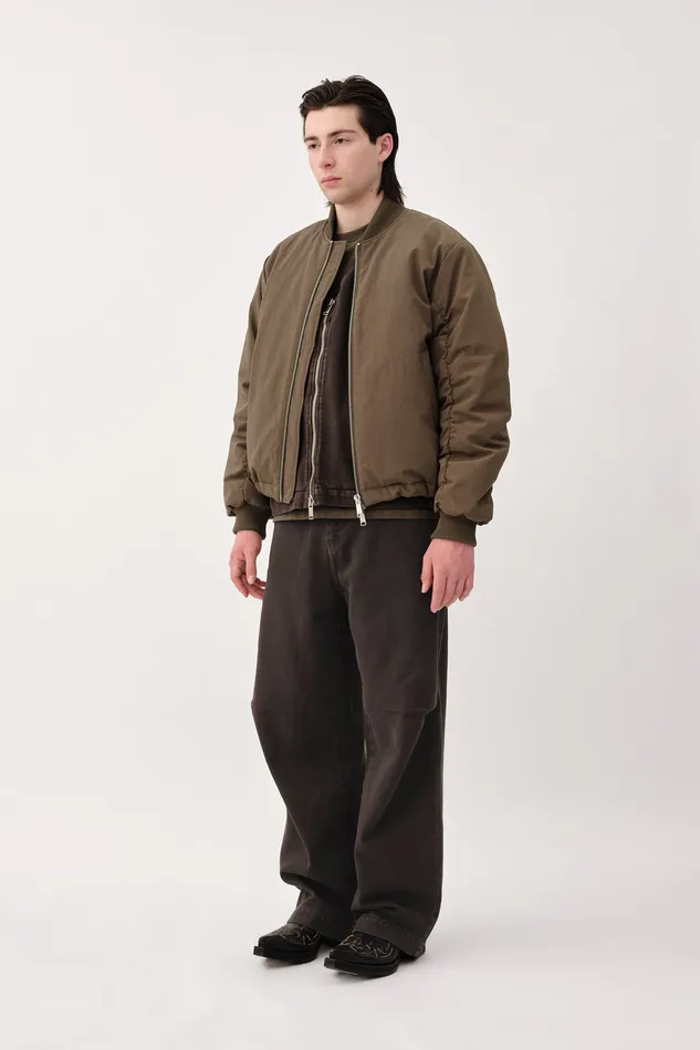 Coats and Jackets Men Wonhundred Zain 8211 Black Olive