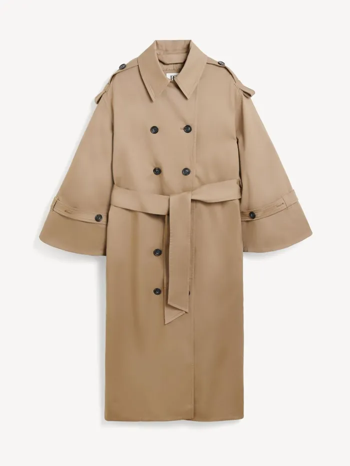 Coats and Jackets Women By Malene Birger Alaya Trench Coat Fosil
