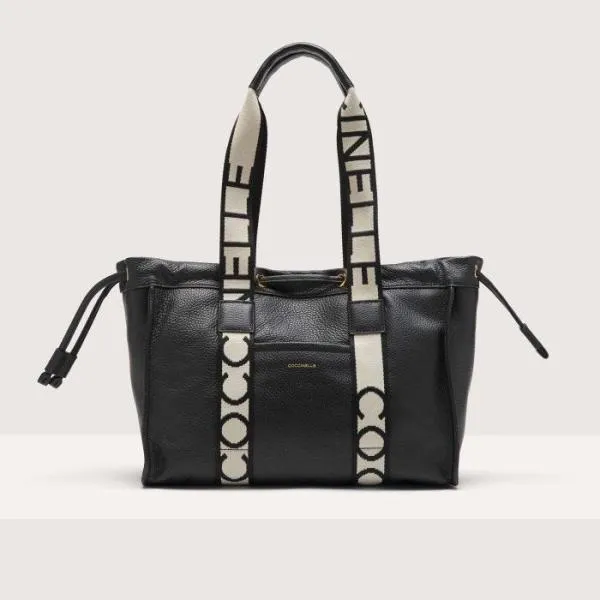 Coccinelle 2day Signature Medium Noir Women Coccinelle Tote Bags