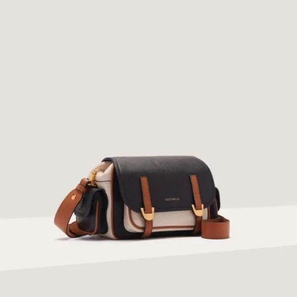 Coccinelle Campus Tricolor Small Noirlambscuir Women Coccinelle Crossbody Bags Coccinelle Campus Tricolor Small Noirlambscuir Women Coccinelle Crossbody Bags