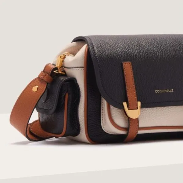 Coccinelle Campus Tricolor Small Noirlambscuir Women Coccinelle Crossbody Bags Coccinelle Campus Tricolor Small Noirlambscuir Women Coccinelle Crossbody Bags