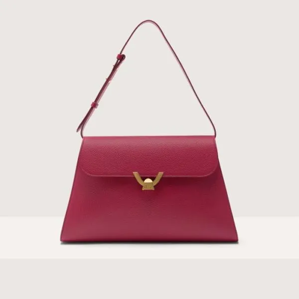 Coccinelle Dew Large Sangria Women Coccinelle Shoulder Bags