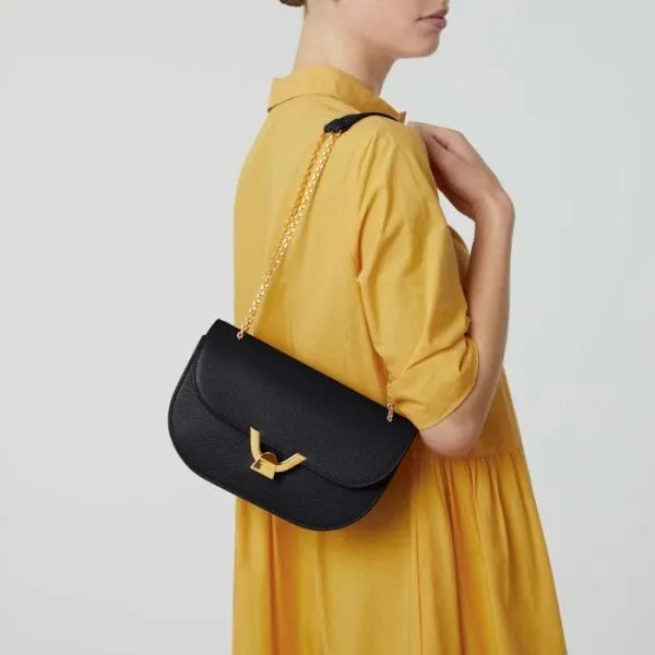 Coccinelle Dew Medium Noir Women Coccinelle Crossbody Bags