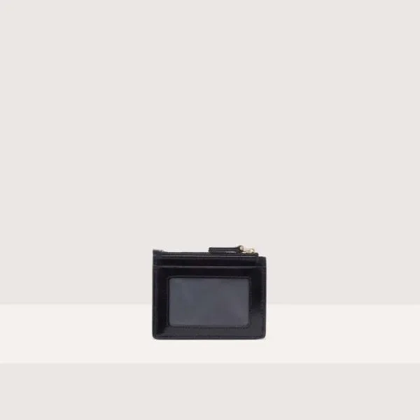 Coccinelle Dew Shiny Calf Noir Women Coccinelle Wallets and Small Leather Goods
