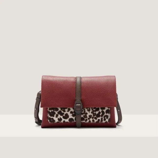 Coccinelle Dorian Multimaterial Pony Animalier Medium Mullambrafon Women Coccinelle Shoulder Bags