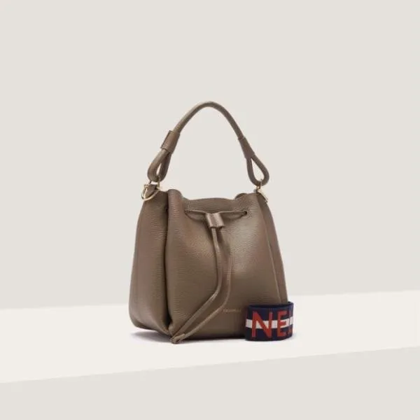 Coccinelle Eclyps Small Warm Taupe Women Coccinelle Bucket Bags Coccinelle Eclyps Small Warm Taupe Women Coccinelle Bucket Bags