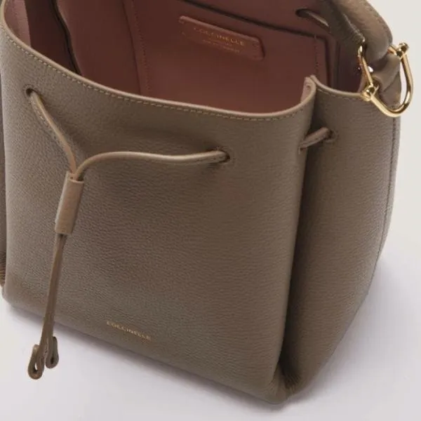 Coccinelle Eclyps Small Warm Taupe Women Coccinelle Bucket Bags Coccinelle Eclyps Small Warm Taupe Women Coccinelle Bucket Bags