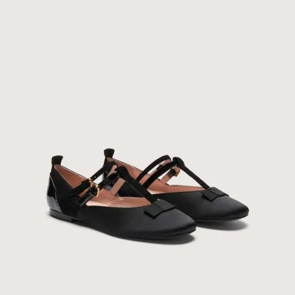 Coccinelle Marcela Multimaterial Noir Women Coccinelle Ballet Flats