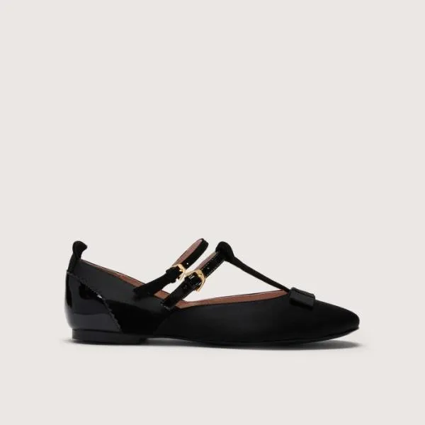 Coccinelle Marcela Multimaterial Noir Women Coccinelle Ballet Flats