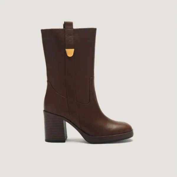 Coccinelle Oliver Soft Vintage Fondant Brown Women Coccinelle Boots And Ankle Boots