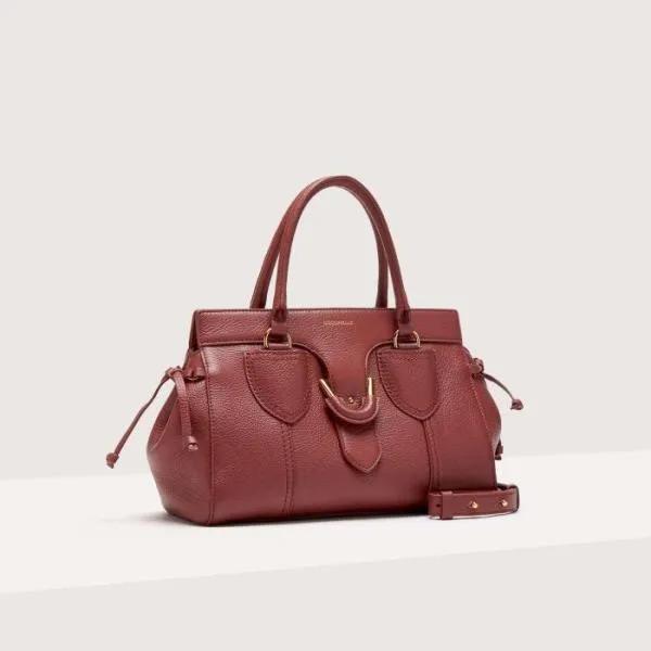 Coccinelle York Medium Brandy Women Coccinelle Top Handle Bag Coccinelle York Medium Brandy Women Coccinelle Top Handle Bag
