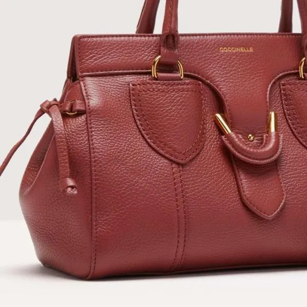 Coccinelle York Medium Brandy Women Coccinelle Top Handle Bag Coccinelle York Medium Brandy Women Coccinelle Top Handle Bag