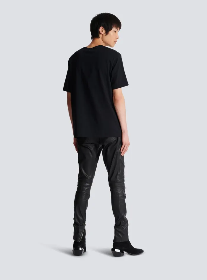 Coin Tshirt Black Men Balmain TShirts