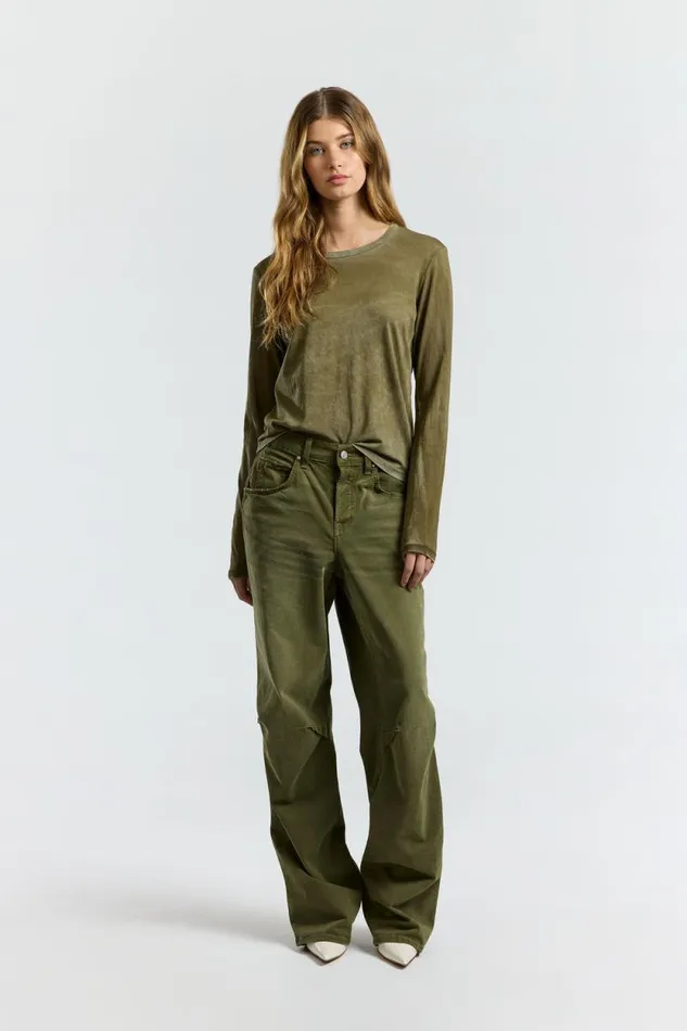 COTTON CITIZEN SHIRTS Standard Long Sleeve Shirt Vintage Fern 8211 Women