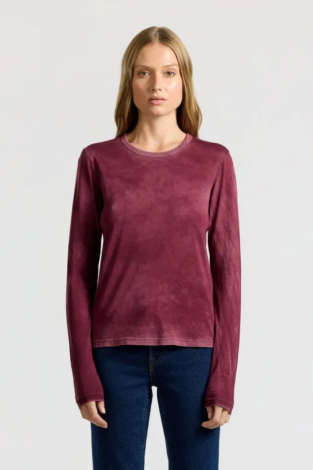 COTTON CITIZEN SHIRTS Standard Long Sleeve Shirt Vintage Mulberry 8211 Women