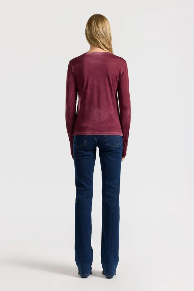 COTTON CITIZEN SHIRTS Standard Long Sleeve Shirt Vintage Mulberry 8211 Women