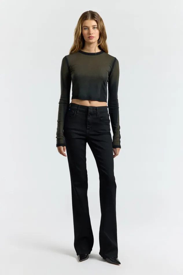 COTTON CITIZEN SHIRTS Verona Crop Shirt Carbon Cast 8211 Women