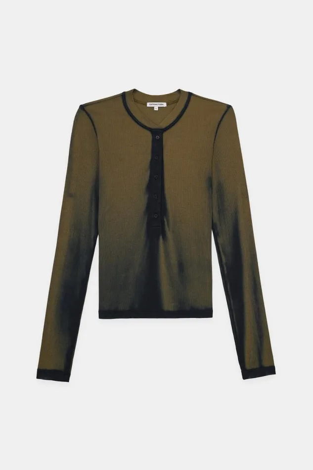COTTON CITIZEN SHIRTS Verona Henley Carbon Cast 8211 Women