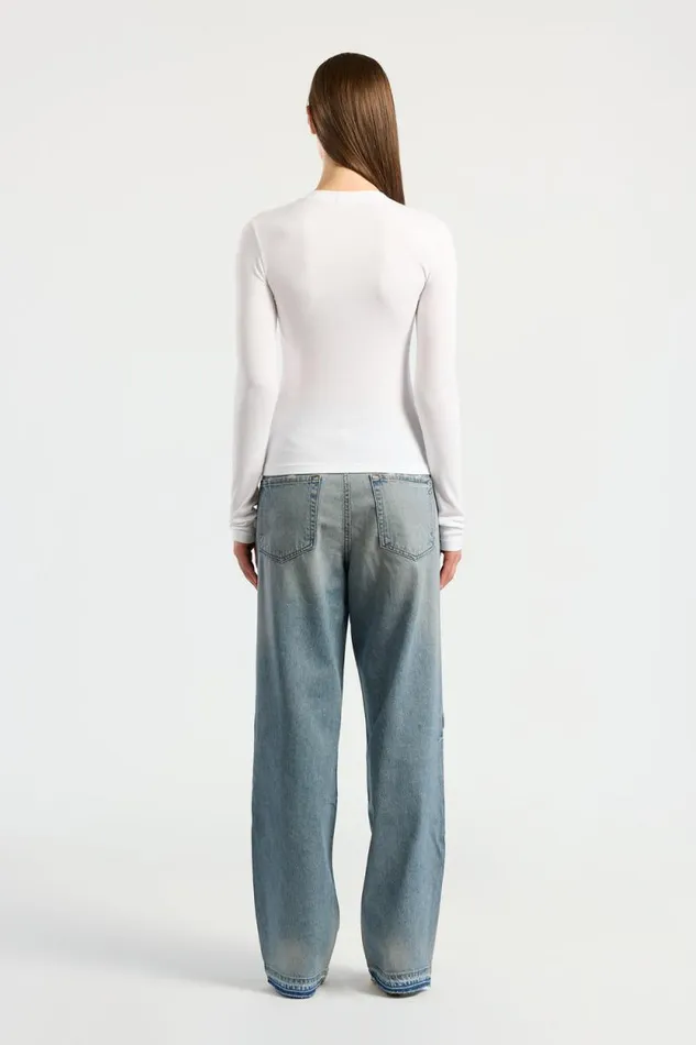 COTTON CITIZEN SHIRTS Verona Henley White 8211 Women