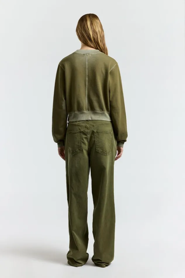COTTON CITIZEN SWEATSHIRTS Milan Crew Sweatshirt Vintage Fern 8211 Women