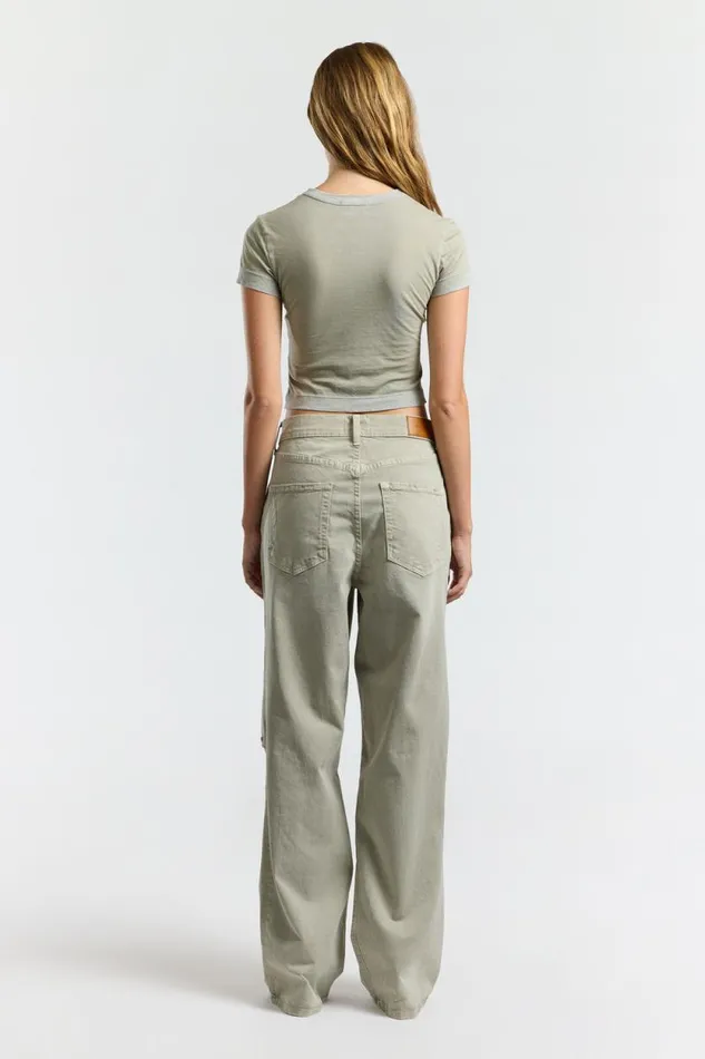 COTTON CITIZEN TEES Standard Baby Tee Vintage Chalk 8211 Women