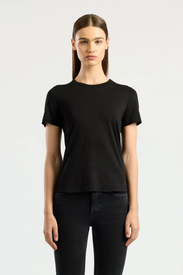 COTTON CITIZEN TEES Standard Tee Jet Black 8211 Women