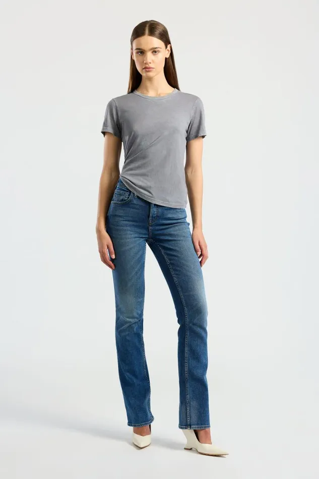 COTTON CITIZEN TEES Standard Tee Vintage Natural Blue 8211 Women