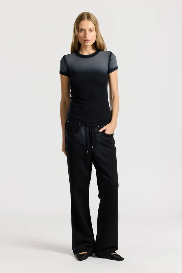 COTTON CITIZEN TEES Verona Tee Black Cast 8211 Women