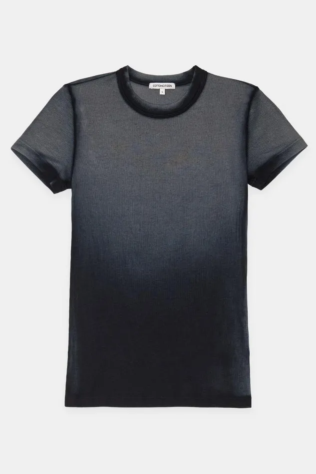 COTTON CITIZEN TEES Verona Tee Black Cast 8211 Women