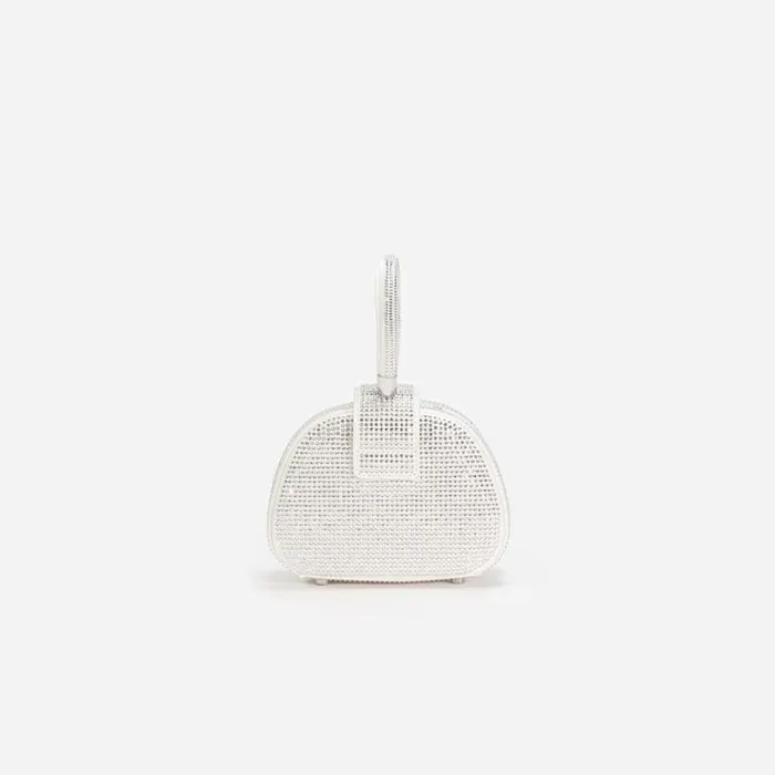 Cream Rhinestone Top Handle Micro Bag Women Self Portrait Micro Cream Rhinestone Top Handle Micro Bag Women Self Portrait Micro