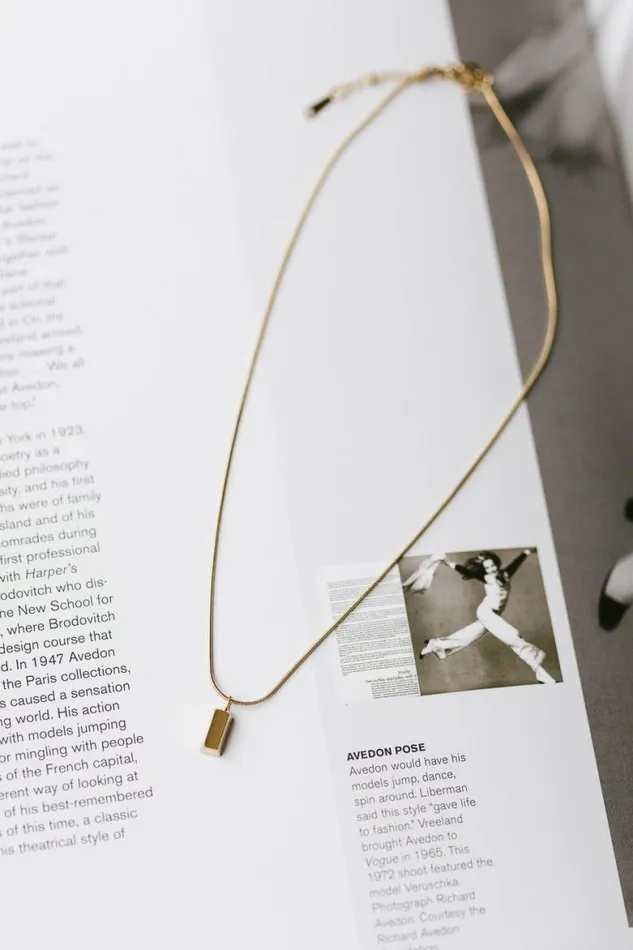 Danna Pendant Necklace Gold Women Bohme Jewelry