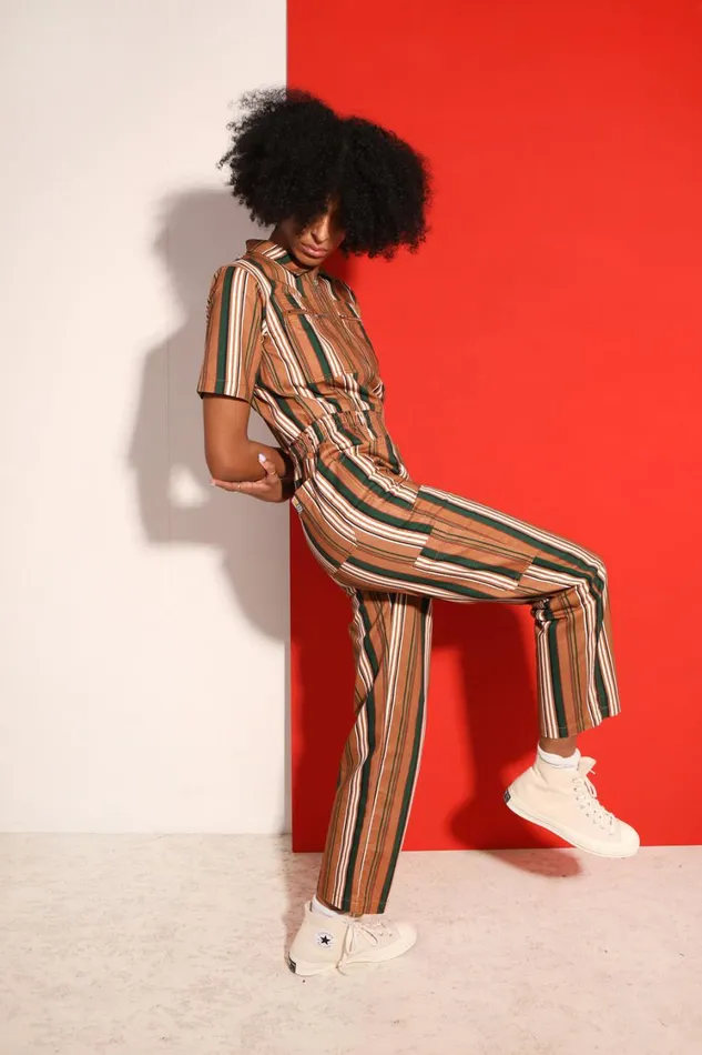 Danny Boilersuit 90s Stripe Womens LF Markey One Pieces