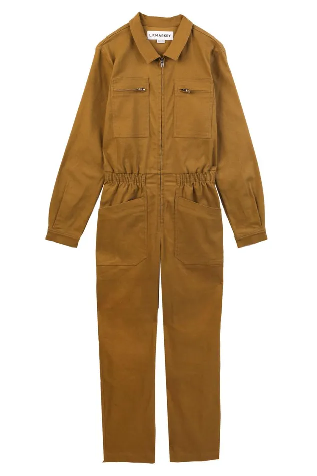 Danny Stretch Drill Boilersuit Chartreuse Womens LF Markey One Pieces