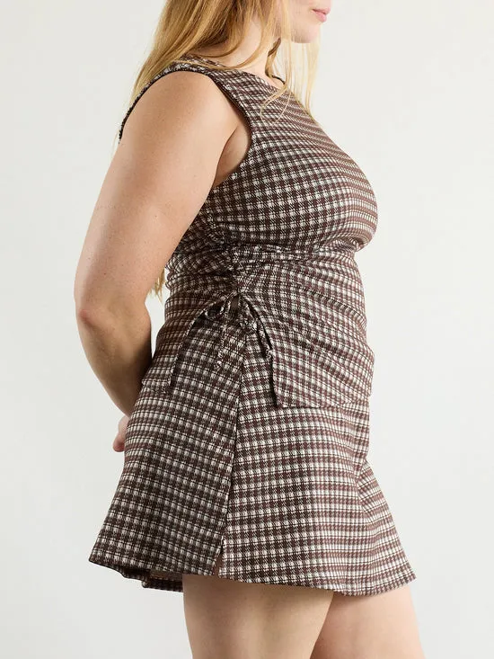Darcy Skort Cocoa Plaid Skirts Lisa Says Gah Women