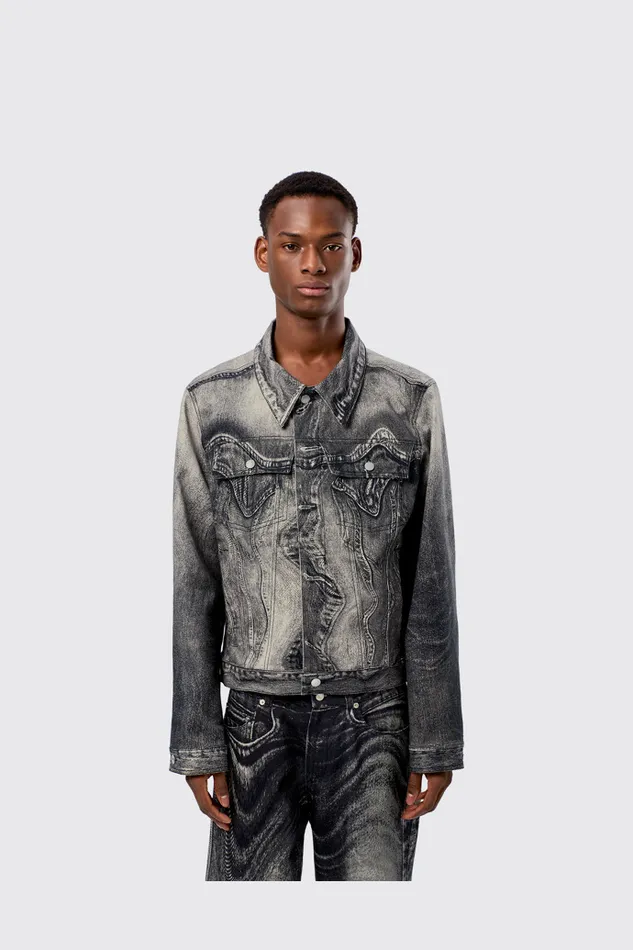 Denim Men Camper Denim Jacket BlackGray Denim Jacket Denim Men Camper Denim Jacket BlackGray Denim Jacket