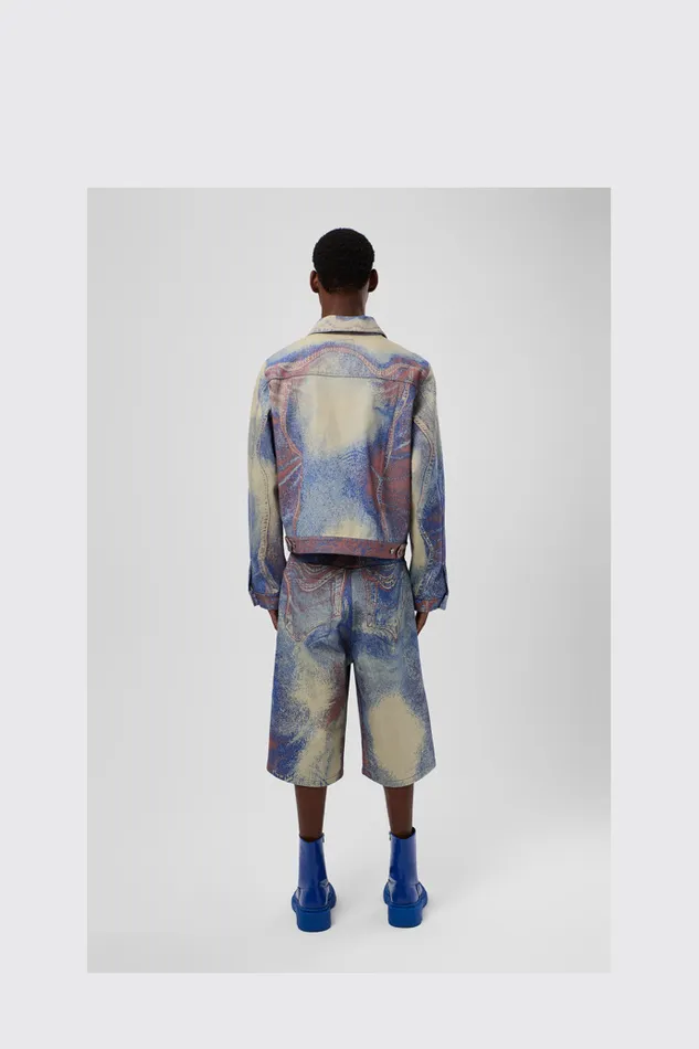 Denim Men Camper Denim Shorts BlueBeigeRed Denim Shorts Denim Men Camper Denim Shorts BlueBeigeRed Denim Shorts