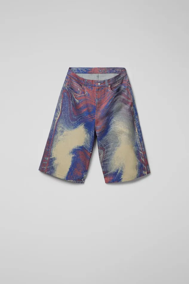 Denim Men Camper Denim Shorts BlueBeigeRed Denim Shorts Denim Men Camper Denim Shorts BlueBeigeRed Denim Shorts